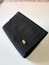 pochette vintage Loewe. Madrid in raso nero