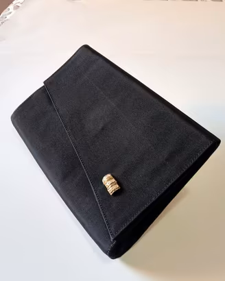 pochette vintage Loewe. Madrid in raso nero