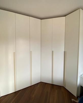 Armadio angolare con cabina
