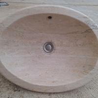 Lavandino  in travertino romano