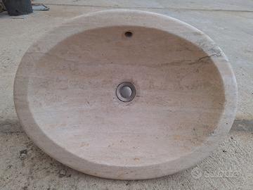 Lavandino  in travertino romano