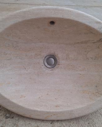 Lavandino  in travertino romano