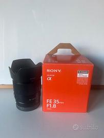 Obiettivo Sony 35 SEL35F18F full frame