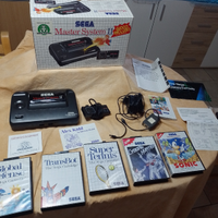 Sega master system con giochi e istruzioni