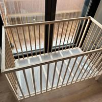 Lettino con sbarre Ikea sniglar legno naturale