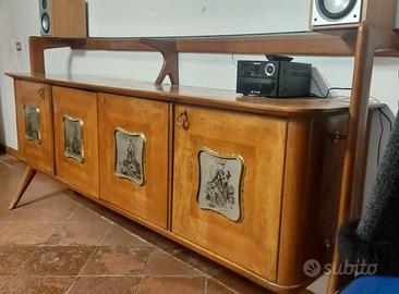 CREDENZA SIDEBOARD LEGNO 4 ANTE