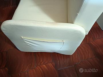 n. 2 poltrone bianche 