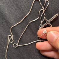 Collana in Argento 925 con Croce Vintage