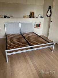 Struttura letto Driade Faust in alluminio