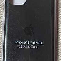 Cover Apple iPhone 11 Pro Max silicone nera