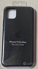 Cover Apple iPhone 11 Pro Max silicone nera