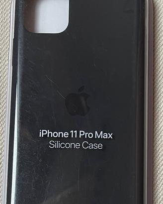 Cover Apple iPhone 11 Pro Max silicone nera