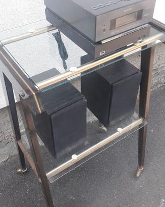 Mobile porta tv vintage con lettore cd