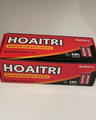 40 Batterie Stilo AA Hoaitri Nuove