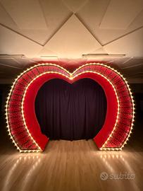 Cuore scenografico teatrale / per eventi