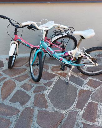 due bici per bambina ruote da 16 pollici