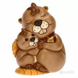 Thun coppia castori alta circa 16 centimetri Media