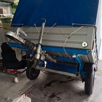 Carrello  con centinaia e freni