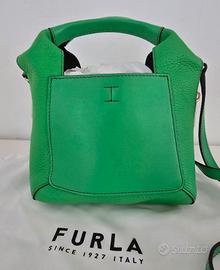 Borsa Furla tracolla verde