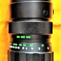 Teleobbiettivo 90/230 mm f 4.5 SOLIGOR per CANON