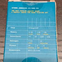 Arduino UNO Rev3 Originale Nuovo e Sigillato