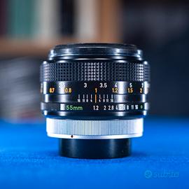 CANON FD 55mm f/1.2 "o" mark, prima versione