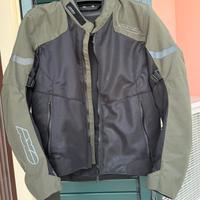 Giacca motociclista tessuto traspirante
