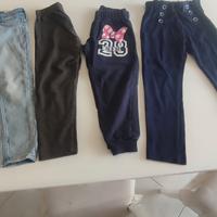 jeans e leggins bambina 