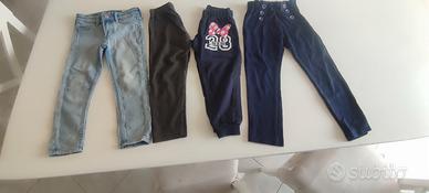 jeans e leggins bambina 