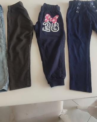 jeans e leggins bambina 