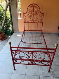 letto in ferro battuto a mano 