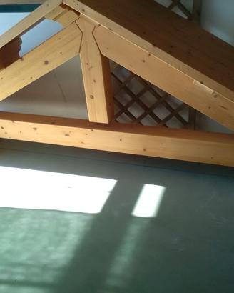 CAPRIATA IN LEGNO RUSTICA.