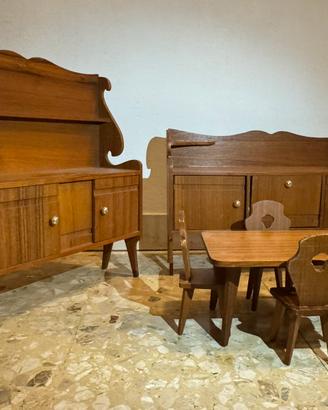Mobili artigianali in miniatura (non casa bambole)
