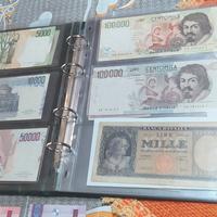 banconote della lira e straniere . 