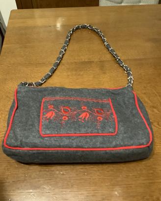 Borsa in lana cotta