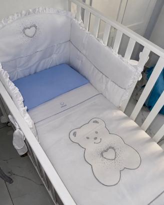 Culla Erbesi Bianca con Swarovski – Pari al Nuovo