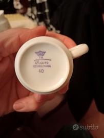 Servizio da caffè in porcellana Thun