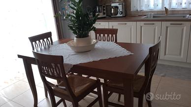 Tavolo da cucina Calligaris + 4 sedie