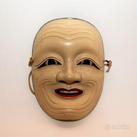 Maschera giapponese Bitchū Kagura firmata Kiyomi