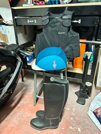 Kit per equitazione bambina