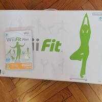 pedana e gioco Wii fit 