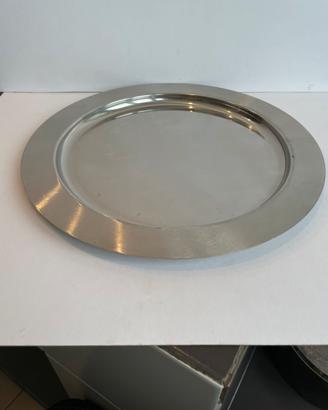 Vassoio/piatto acciaio inox diametro 27,5.