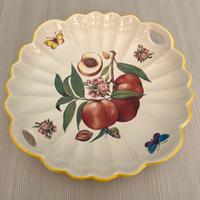 Piatto portafrutta in porcellana Inglese