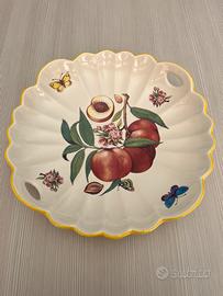 Piatto portafrutta in porcellana Inglese