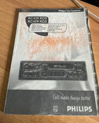 Manuale Philips autoradio