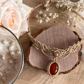 collana macramè 