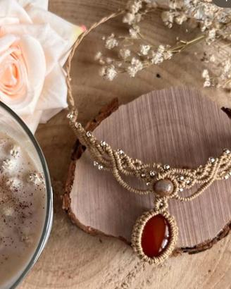 collana macramè 