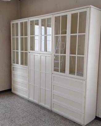 Mobile bianco libreria credenza 