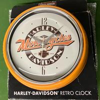 Orologio parete Harley davidson metallo vintage