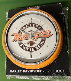 Orologio parete Harley davidson metallo vintage